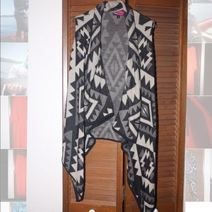 Hipster Sleeveless cardigan